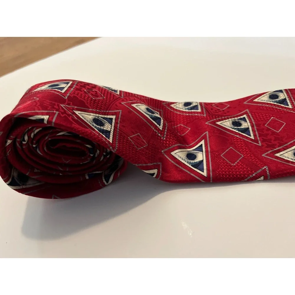 Robert Talbott Neck Tie Best of Class Geometric Triangle‎ Mens Silk Claymore